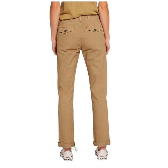 Current/Elliott The Captain Khaki Casual Trouser Pants Size 28 Nwt - Picture 9 of 16